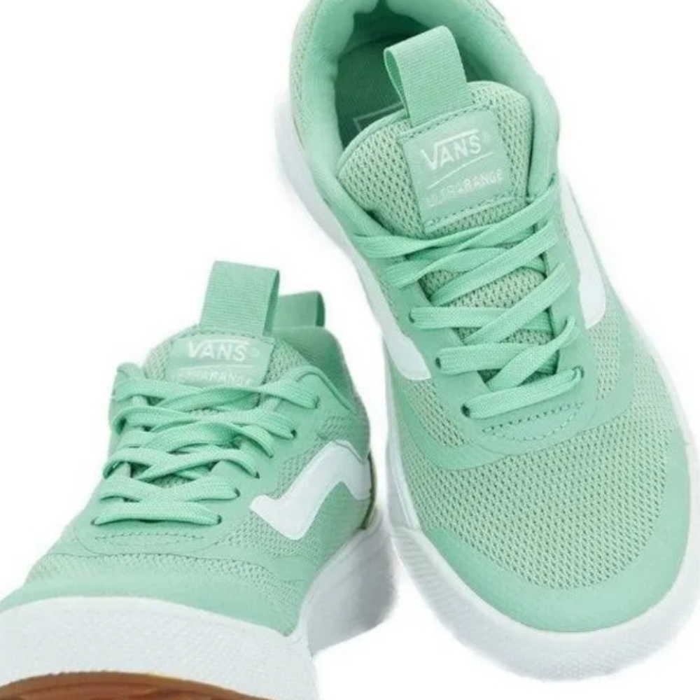 Vans ultra range rapid weld green athletic shoes 🍏🐢🍃💚 women's size 8